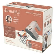 Beautiful 6-Speed Electric Hand Mixer, Porcini Taupe by Drew Barrymore