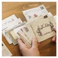 thumbnail image 3 of 60 piezas 12 sobres pequeños y lindos, mini sobres de papel kraft de estilo retro occidental, exquisito almacenamiento de tarjetas de membresía (excluyendo papelería y otros productos), 3 of 5