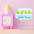 thumbnail image 3 of Personalized Watercolor Decal Bedroom Wall Decal for Children Flying Animals Personalized Name Design Cute Custom Name Décor - Size: 30 In x 21 In, 3 of 5