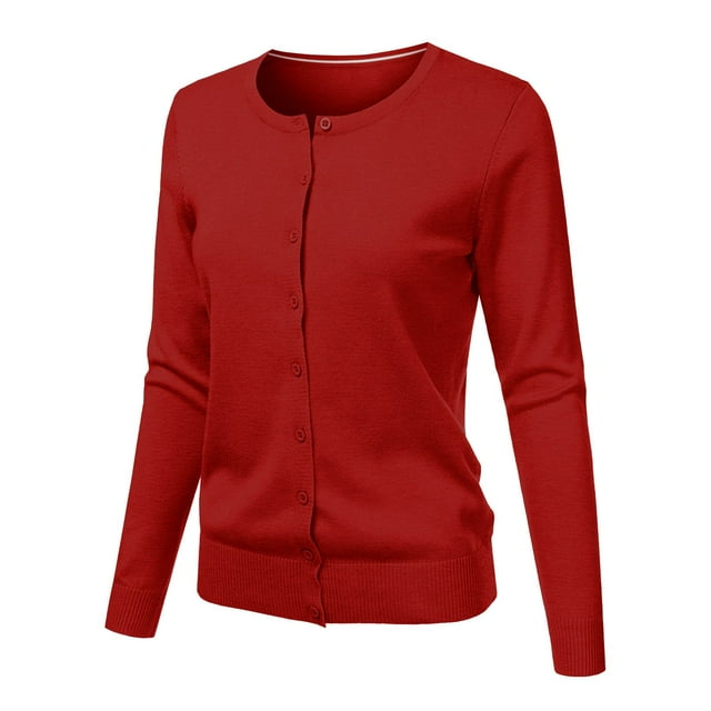 Cardigan Court à Col Rond, Chandail Court Grande Taille, Haut Tricoté Décontracté, Manteau
