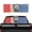 Bald Eagle Patriotic Print, variant on Pzuqiu Truck Back Window Decal with Butterfly Jamaica Pattern, 66.9 x 22.4 Inch Vinyl Wrap Full Coverage for Most Pickup Truck Models