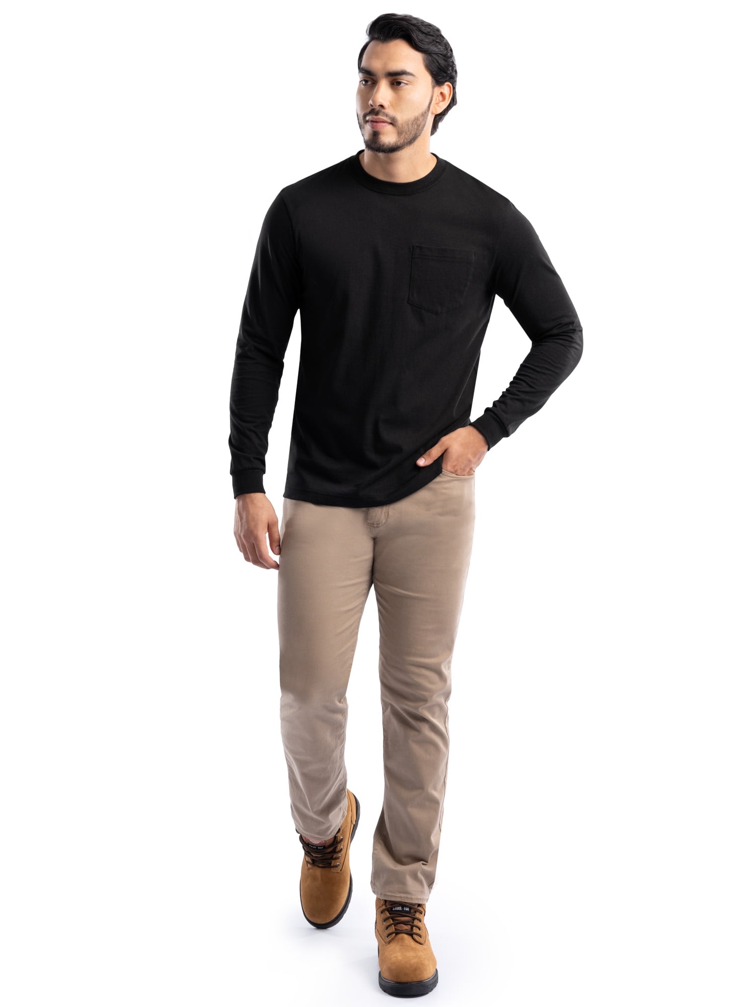 Brahma Workwear Mens Long Sleeve Core Tee, Sizes S-5XL and LT-4XLT