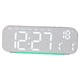 thumbnail image 5 of Reloj despertador digital minimalista de mesa, ligero y de sobremesa para decoración del hogar. Gris, 5 of 9