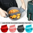 thumbnail image 3 of Ludlz Reusable Silicone Fryers Liner with Mittens Divider Non-Stick Heat Resistant Easy to Clean Oven Baking Tray Kitchen Accessories, 3 of 8