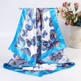 thumbnail image 3 of AWAYTR 35” Large Square Satin Head Scarf - 3Pcs Women Satin Hair Scarves Silk Bandana Scarf Headscarf, 3 of 9