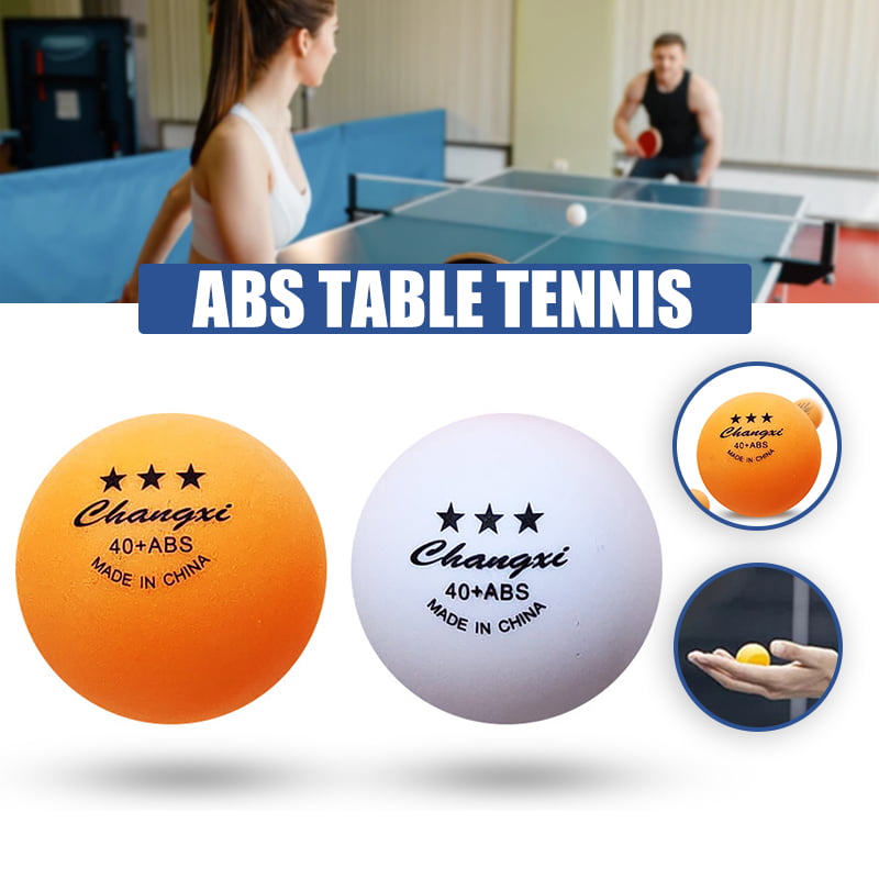 3-Star 40mm 30/100pcs Ping Pong Balls Table Tennis Balls Plastic Training Balls 