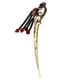 thumbnail image 4 of Las mujeres nupciales de latón borla de de de imitación colgante horquilla palo de cabellero Salvador Hair Stick, 4 of 8