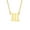 Gold-111, variant on Minimalist Women's Stainless Steel Angel Numbers Necklace 222 Pendant Choker Numerology Jewelry Silver