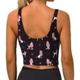 thumbnail image 3 of Sigee Poodle Dog for Womens' Sports Vest with Performance Stretch and Quick Dry Fabric, High Elasticity Running Bra Workout Crop Tank Tops XX-Large, 3 of 9