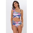 thumbnail image 6 of LIORA Women’s Bikini Sets Ruffle Flounce Bikinis for Women One Shoulder High Waisted Bathing Suits for Women, 6 of 8