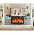 thumbnail image 2 of Centro de Entretenimiento Moderno – Consola para TV de 75 Pulgadas – Gabinete de Almacenamiento – Sala de Estar – Sin Chimenea, 2 of 7