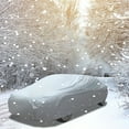 thumbnail image 5 of Car Cover Waterproof All Weather Snowproof Windproof Hail Protector Full Exterior Covers UV Protection Universal Fit Sedan Outdoor Automobiles, 5 of 6