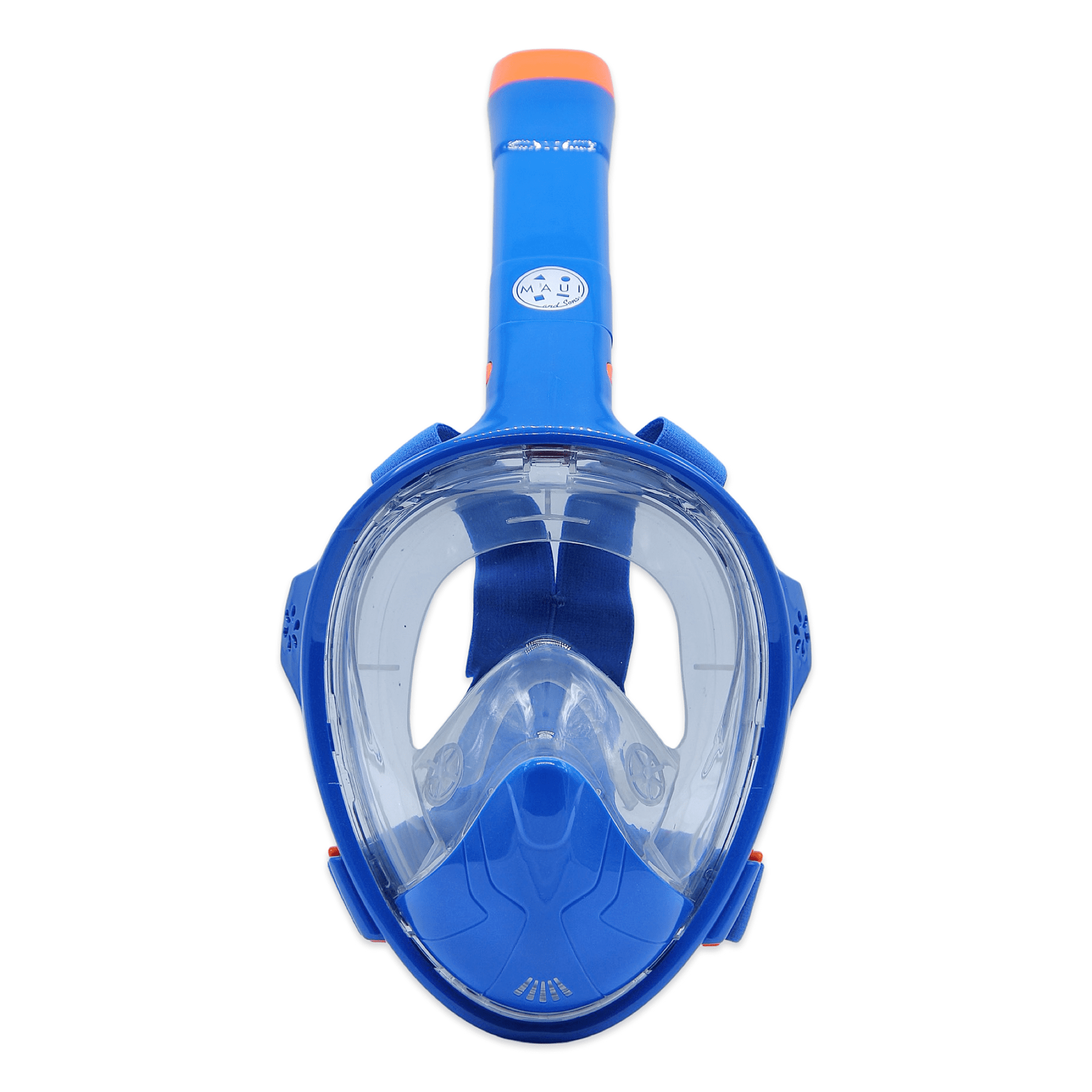 Maui and Sons Blue Full Face Diving Mask - L/XL for Adults