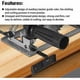 thumbnail image 4 of Soporte de posicionamiento para amoladora angular de renovación, ajustable de 0 a 45° y de 0 a 40 mm, con ajuste de profundidad de corte, para ranuras de 100 a 125 mm (juego de 9 piezas), 4 of 5