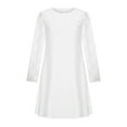 thumbnail image 4 of Qiopertar Robe Midi d'Été Mode Femme Col Rond Sexy Sans Manches Dentelle Patchwork Robe de Vacances en Solde à Moins de 5$ en Liquidation Offres d'Accès Anticipé, 4 of 8