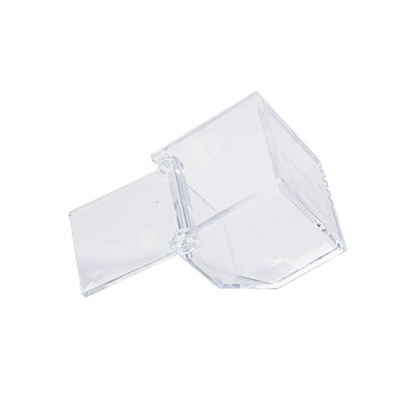 Hinged Clear Plastic Favor Box - Party Supplies - 12 Pieces