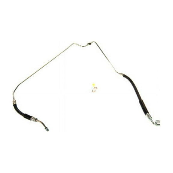 Power Steering Pressure Line Hose Assembly - Compatible with 1990 - 1994 Nissan D21 RWD 2.4L 4-Cylinder GAS 1991 1992 1993