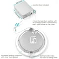 thumbnail image 3 of Luxrite 8 inch Ultra Thin LED Recessed Light with J-Box 18W 5 Color Options Dimmable 1500 Lumens Energy Star IC Rated, 3 of 8