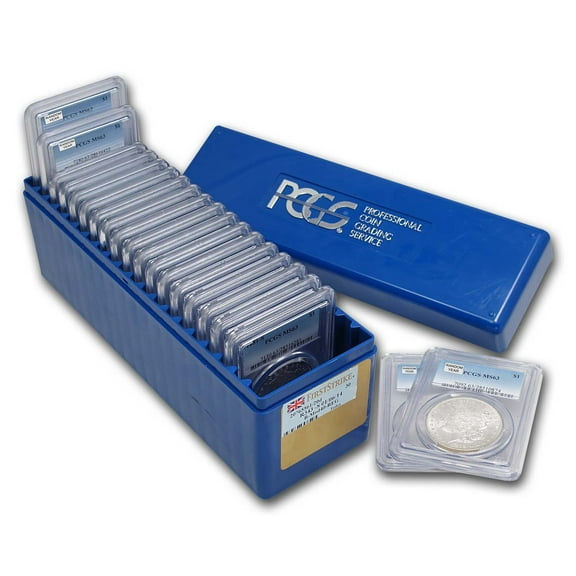 1878-1904 Morgan Dollars MS-63 PCGS (20 Different Dates/Mints)