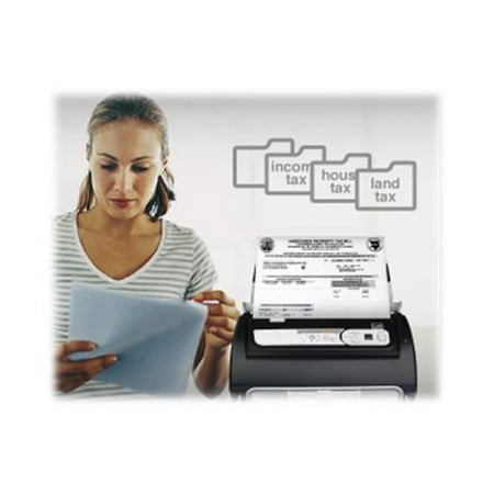 Plustek - High Speed ​​Document Scanner with Automatic Document Feeder - Black