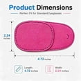 thumbnail image 4 of MODANU Eye Patches for Kids Girls Boys, 6 Pcs Eye Patch for Glasses Kids Reusable Eye Patch for Treating Lazy Eye Amblyopia Strabismus, Red, 4 of 7