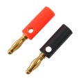 thumbnail image 2 of Tapones de plátano para alaero Conector de oro Conector de cobre Enchufe de cobre Altavoces de audio Tipo de linterna para automóvil 4mm 20 piezas Guardurnaity VI002327-00, 2 of 7