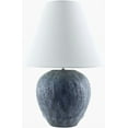 thumbnail image 2 of Livabliss Table Lamps, 22" Bagre Modern Bedside Nightstand Table Lamp for Bedroom Living Room Office, Gray Body with White Shade (22"H x 16"W x 16"D), 2 of 6