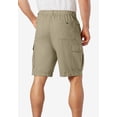 thumbnail image 2 of KingSize Men's Big & Tall Knockarounds 8" Full-Elastic Cargo Shorts, 2 of 4