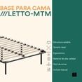 thumbnail image 2 of Mubson Base para Cama Matrimonial de Alta Resistencia. Soporte para Cama Letto, 2 of 5