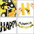 thumbnail image 6 of Happy Birthday Banner Construction Party Decorations Construction Birthday Party Supplies for Boys 1st 2nd 3rd Construction Birthday Banner Garland Excavator Dump Truck Tractor Sign, 6 of 10