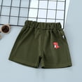 thumbnail image 2 of Linfrsh Cargo Shorts for Boys Girls Shorts Dinosaur Print Drawstring Elastic Waisted Shorts Kids Summer Casual Shorts with Pocket(AG,Size 12-24 Months), 2 of 3