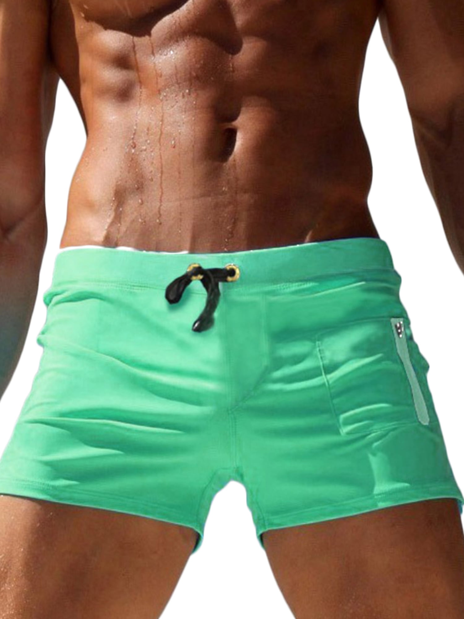 Details about   Men's Swimming Trunks Fitness Shorts Boxer Brief Swimwear Shorts underwear M-XL 