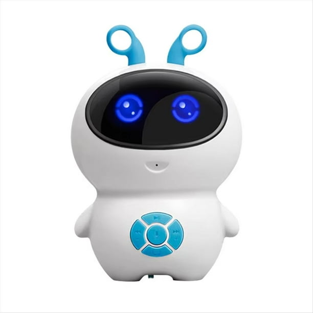 Robot de Juguete con IA, Diálogo Inteligente, Traducción por Wifi, Fuente de Luz LED, Efectos de Sonido, Regalo para Niños, y Azul.