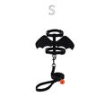 thumbnail image 2 of Cat Harness and Leash with Bat Wings Escape Proof Adjustablex,Halloween Costumes, Easy Control, Comfortable Soft Breathable, Friction Protection, Costumes for Small Cats(S), 2 of 8