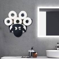 Uuiauoio Animals Toilet Paper Holder Funny Toilet Paper Holder Toilet Roll Holder Humorous Wall-Mounted Paper Roll Storage Rack Cute Bathroom Decor Creative Tissue Holder