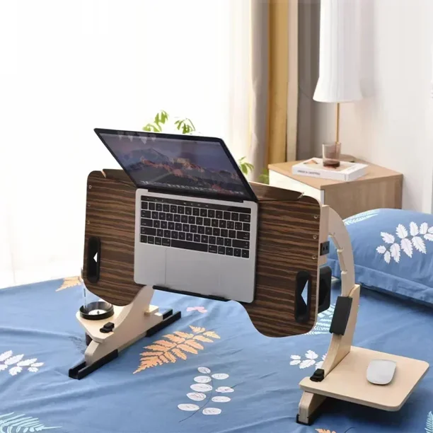 Cama perezosa para el hogar, mesa de comedor, dormitorio, estudio, escritorio de oficina plegable, herramienta de aprendizaje multifuncional para cuaderno