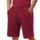 thumbnail image 1 of Pantalones Elásticos de la Cintura de los Hombres de Color Sólido Moda Casual con Bolsillos Encaje de la Cintura Pantalones Cortos, Pantalones Cómodos para Diarios, 1 of 6