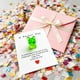 thumbnail image 5 of Bonita Tarjeta de Bolsillo de Resina con Forma de Perrito Pequeño, Tarjeta de Regalo Decorativa., 5 of 6