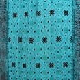 thumbnail image 1 of Ahgly Company Indoor Square Oriental Light Blue Modern Area Rugs, 3' Square, 1 of 4