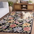 thumbnail image 3 of Safavieh Chelsea Endika Floral Area Rug, Black, 3'9" x 5'9", 3 of 11