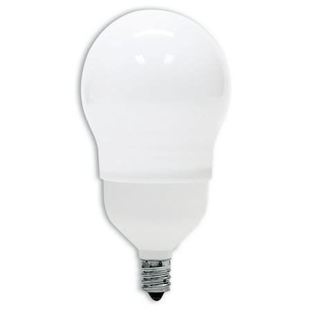 Cfl Candelabra - 78937 Energy Smart CFL 11-Watt (40-watt replacement) 505-Lumen A17 Light Bulb with Candelabra Base, 1-Pack, 11-Watt Light Source that replaces a 40-Watt.., By GE Lighting Ship from US