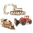 thumbnail image 1 of Paquete Con 3 Rompecabezas En 3D VIMI Diseño De Tractor Excavadora y Tren, 1 of 11