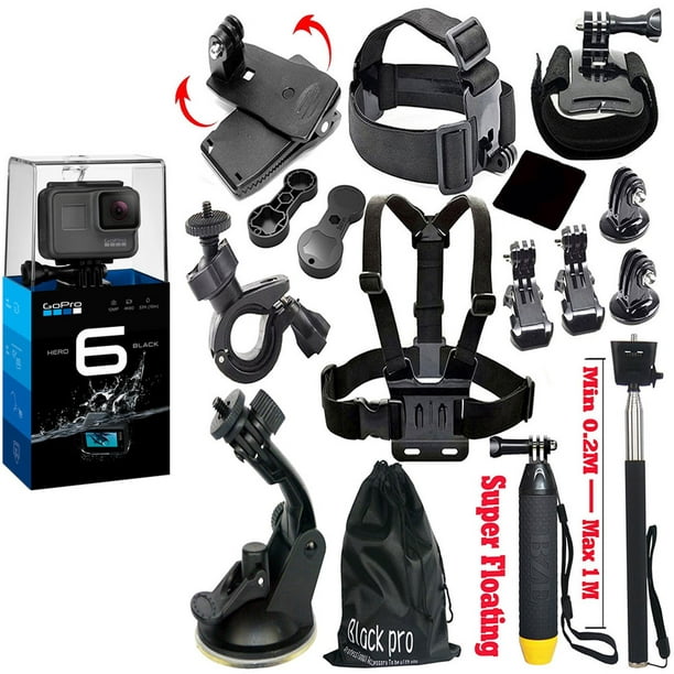 GoPro HERO6 Black W/ Outdoor Sports Kit for GoPro Hero 6/GoPro