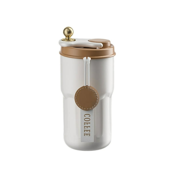 Pisexur Batería de cocina Taza de café portátil para llevar en el coche, ideal para estudiantes, de acero inoxidable, con aislamiento, disponible en varios colores, m para la cocina del hogar