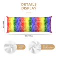 thumbnail image 3 of Fotbe Colorful Tie Dye Funda para Almohada Corporal con Diseño, Funda de Microfibra Ultrasuave de 20x54 Pulgadas, Ropa de Cama Elegante, 3 of 7