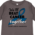 thumbnail image 4 of Inktastic We'll Beat Cancer Together- Colon Cancer Awareness Boys or Girls Long Sleeve Toddler T-Shirt, 4 of 5