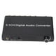 thumbnail image 2 of Convertidor de Audio AY77 5.1CH DAC, decodificador de Audio Digital óptico Coaxial para Toslink a RCA, conector de 3,5mm para Xbox, PS4 y TV, 2 of 8