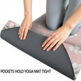 thumbnail image 3 of Pioneer Flower Floral Print Pattern Hot Yoga Mat Towel Non Slip for Hot Yoga - Quick-Drying Yoga Mat Cover with 4 Corner Pockets with Travel Bag - Hot Yoga Towel Non Slip 70"x26", 3 of 6