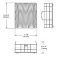thumbnail image 2 of Elkay LKWRB1516SS Panier de Rinçage en Acier Inoxydable, 2 of 2