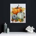 thumbnail image 4 of JRXY Pumpkin Decor Wall Art Halloween Themed Canvas Wall Decor for Kitchen Bedroom Living Room Home Decorations Farmhouse Fall Pictures Autumn Harvest Festival Party Posters Dinner 12x16 in, 4 of 4